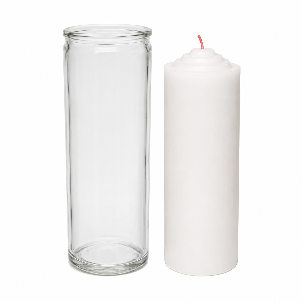 Crusader White Pull Out Ritual Candle