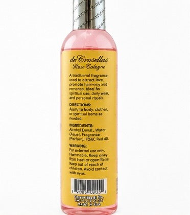 deCrusellas Rosa (Rose) Cologne – 7 fl oz / 207 mL