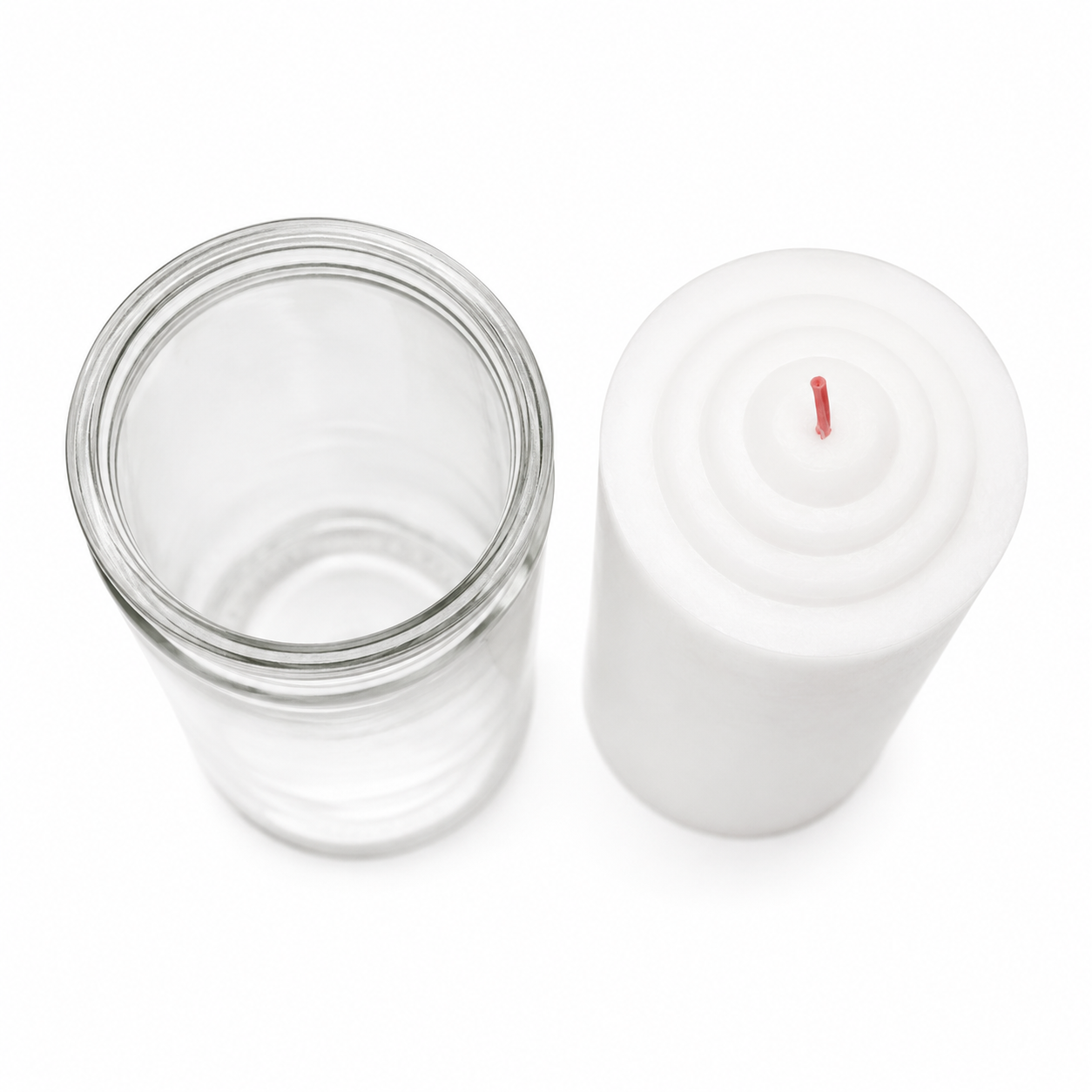 Crusader White Pull Out Ritual Candle