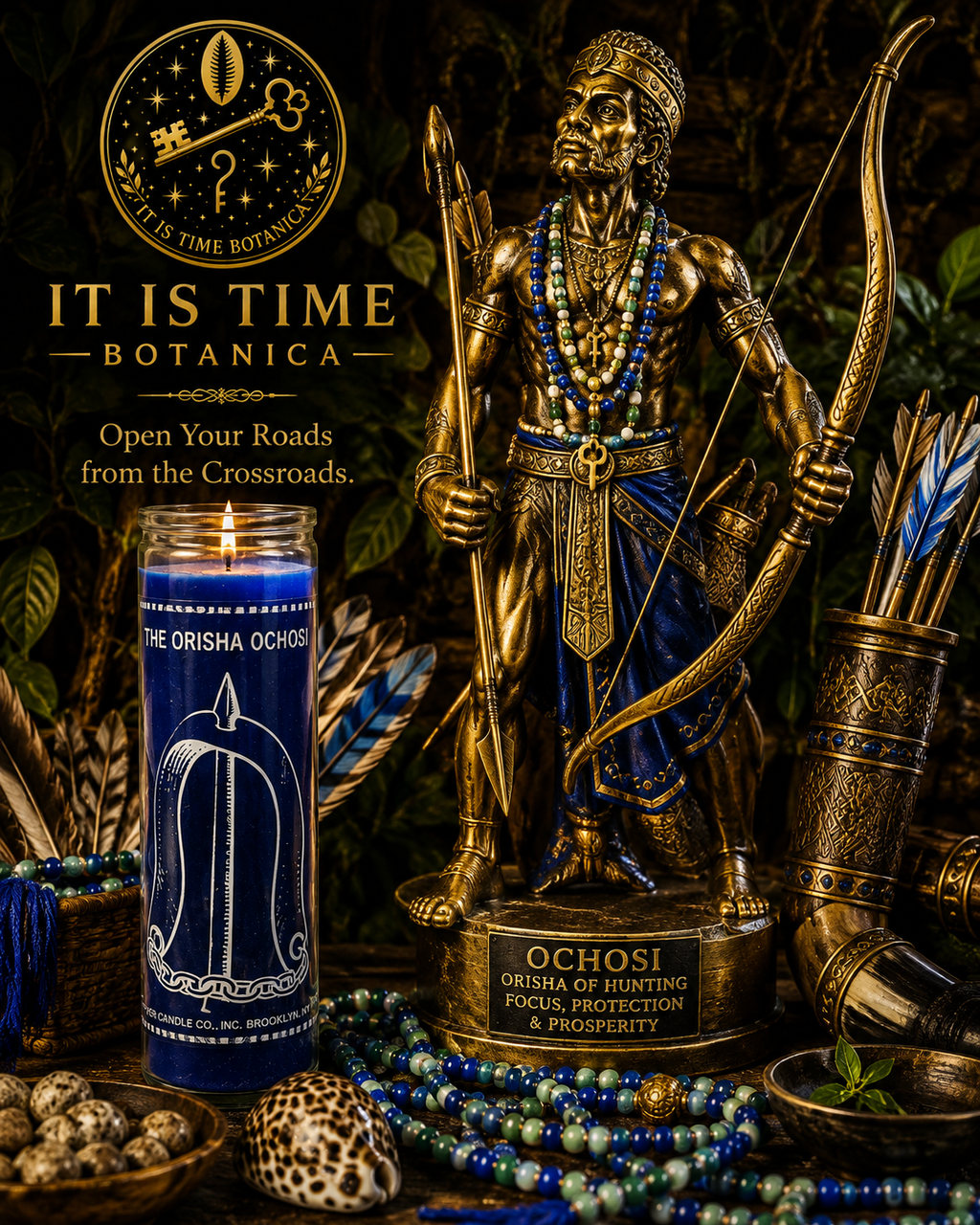 Ochosi 7-Day Orisa Devotional Candle
