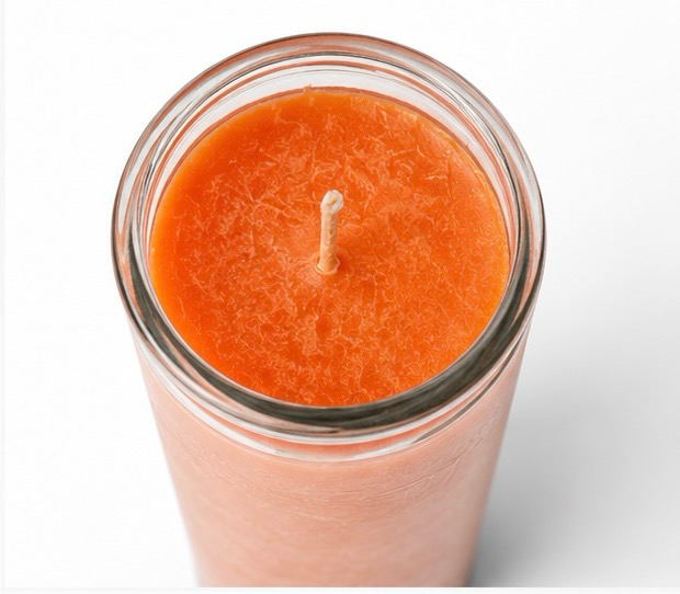 Orange Plain 7-Day Ritual Candle
