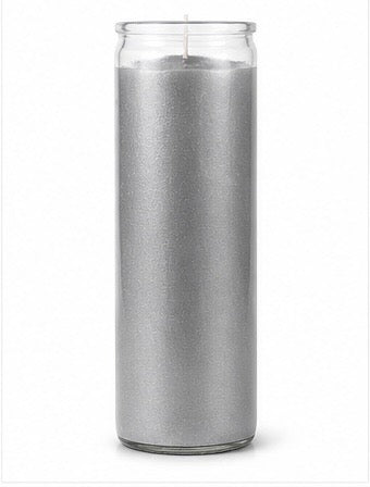 Silver Plain 7-Day Ritual Candle