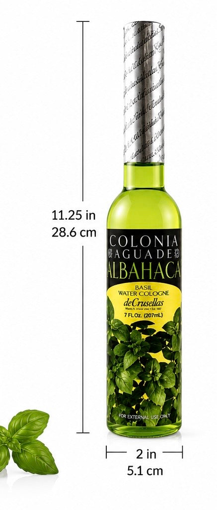deCrusellas Agua de Albahaca Cologne – 7 fl oz / 207 mL
