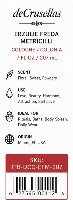 deCrusellas Erzulie Freda Metricilli Cologne – 7 fl oz / 207 mL