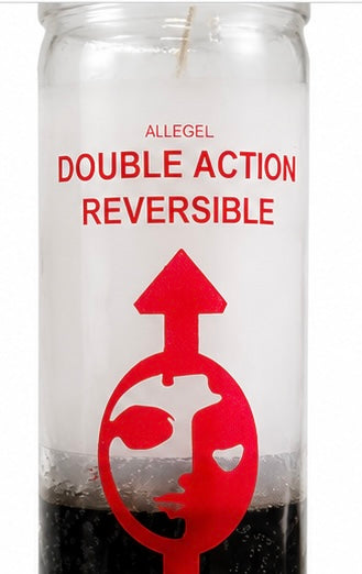 Alleged Double Action Reversible Candle – Black & White product