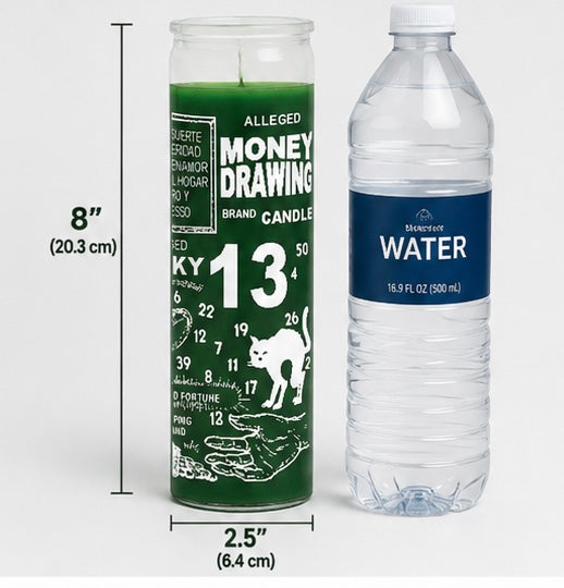 Alleged Money Drawing Ritual Candle