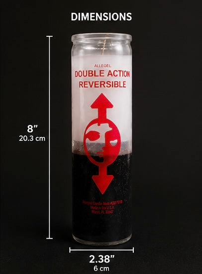Alleged Double Action Reversible Candle – Black & White product
