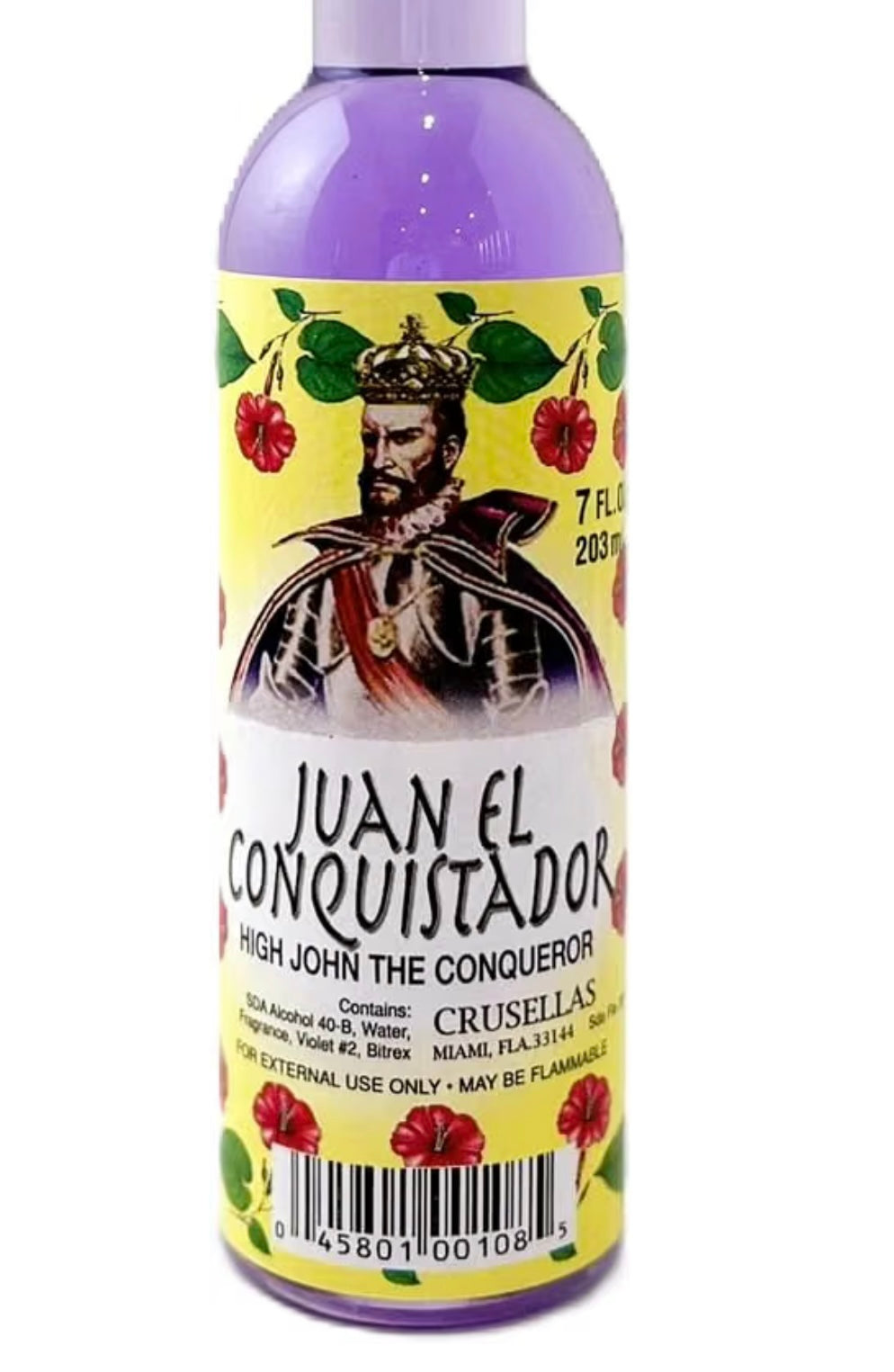 deCrusellas Juan Conquistador Cologne – 7 fl oz / 207 mL