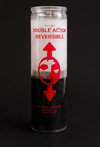 Alleged Double Action Reversible Candle – Black & White product