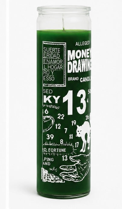 Alleged Money Drawing Ritual Candle