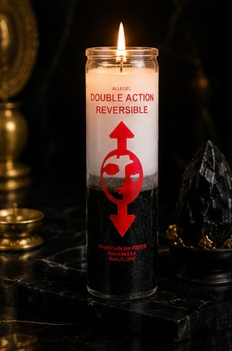 Alleged Double Action Reversible Candle – Black & White product