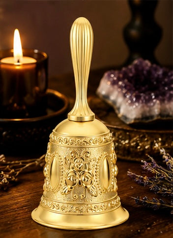 Ornate Gold Ritual Altar Bell