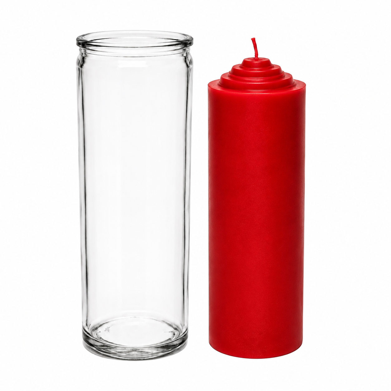 Crusader Red Pull Out Ritual Candle