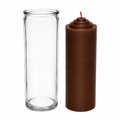 Crusader Brown Pull Out Ritual Candle
