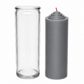 Crusader Gray Pull Out Ritual Candle