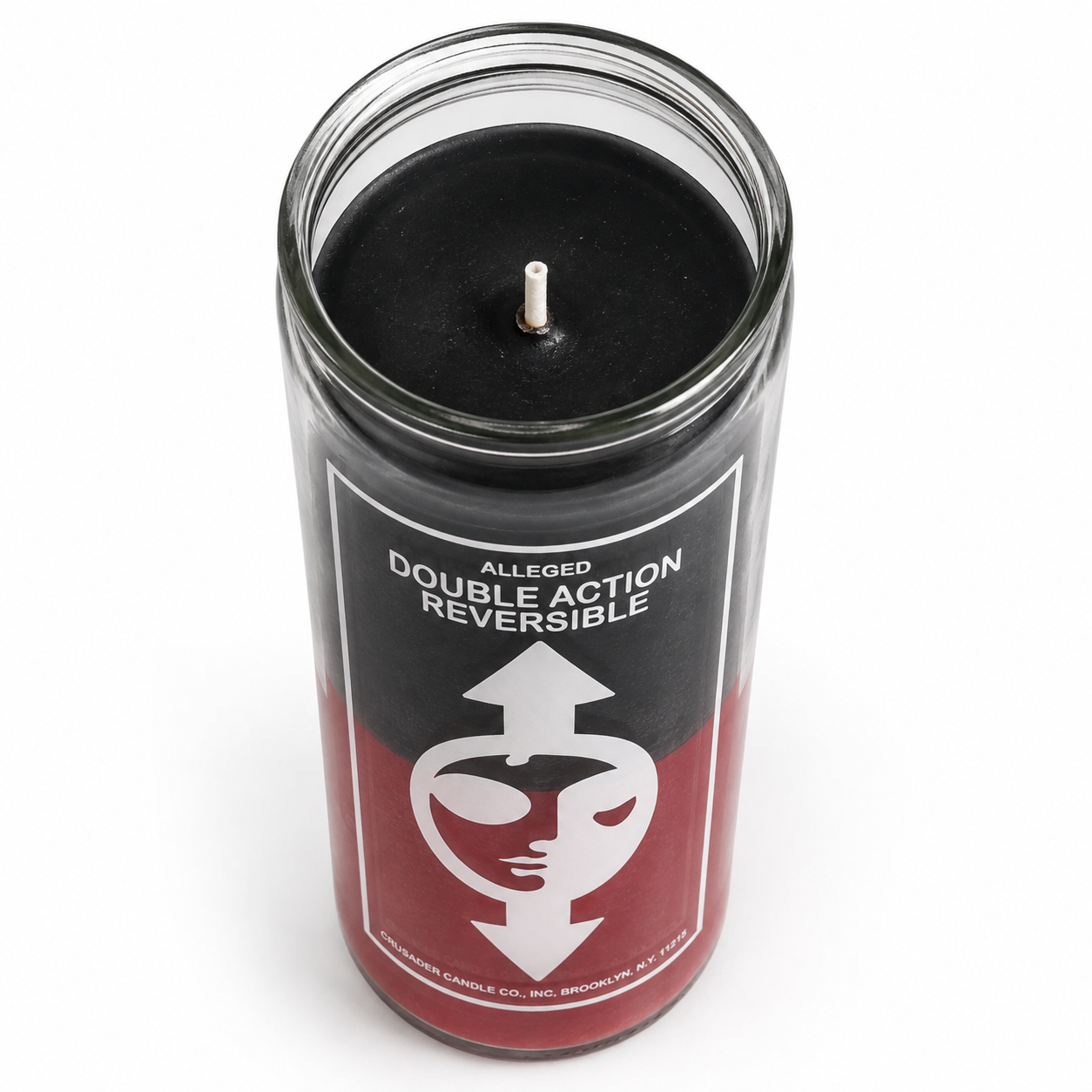 Crusader 2-Color Reversible Pull Out Ritual Candle