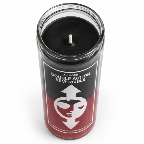 Crusader 2-Color Reversible Pull Out Ritual Candle