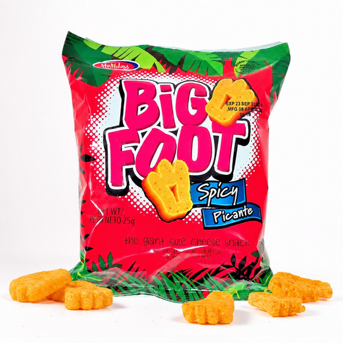 Big Foot Spicy Cheese Snack – 12 Pack