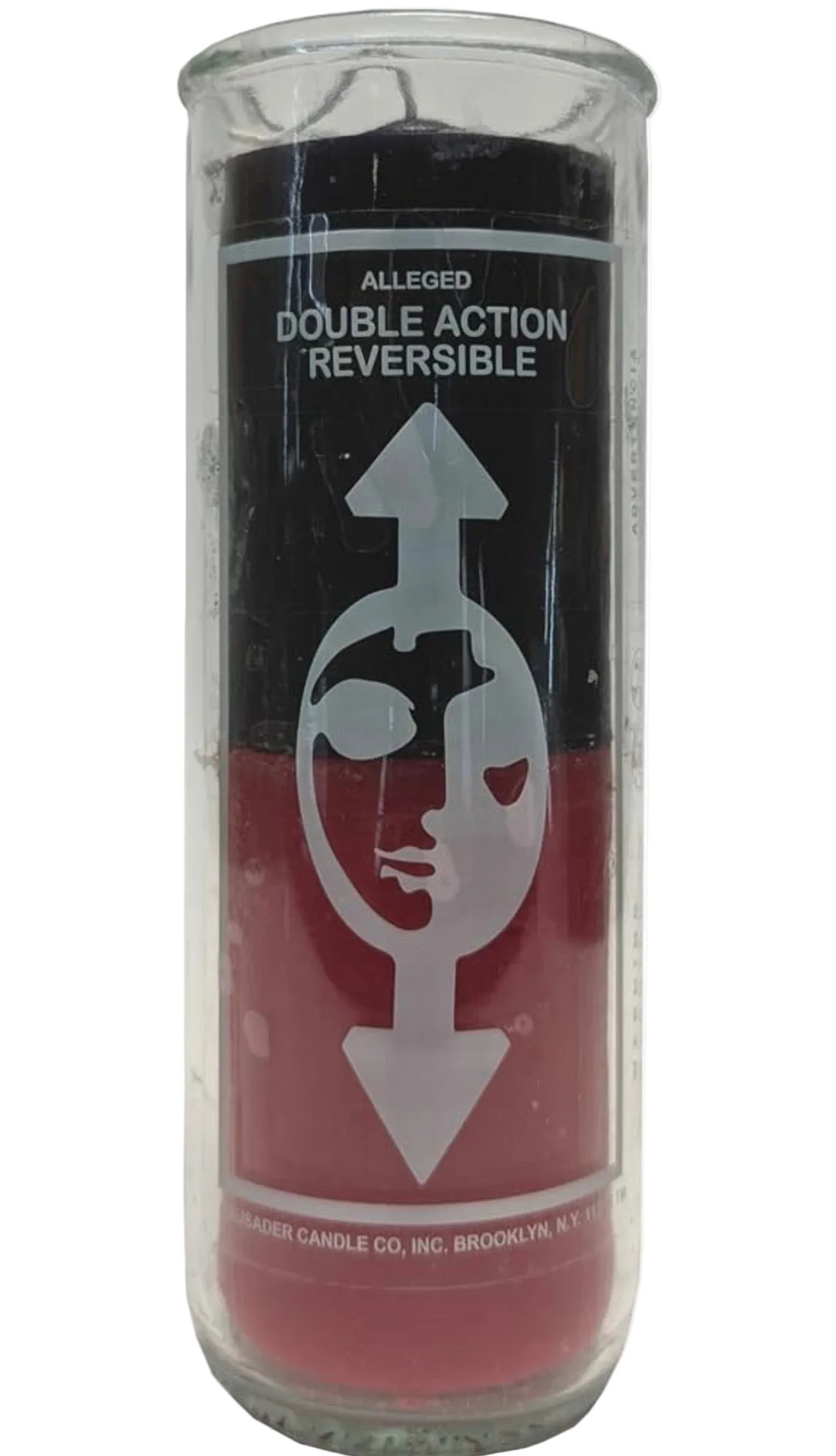 Crusader 2-Color Reversible Pull Out Ritual Candle
