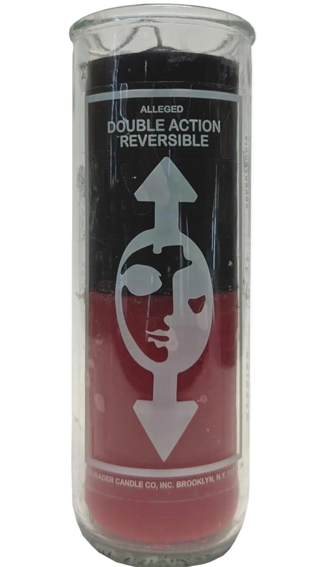 Crusader 2-Color Reversible Pull Out Ritual Candle