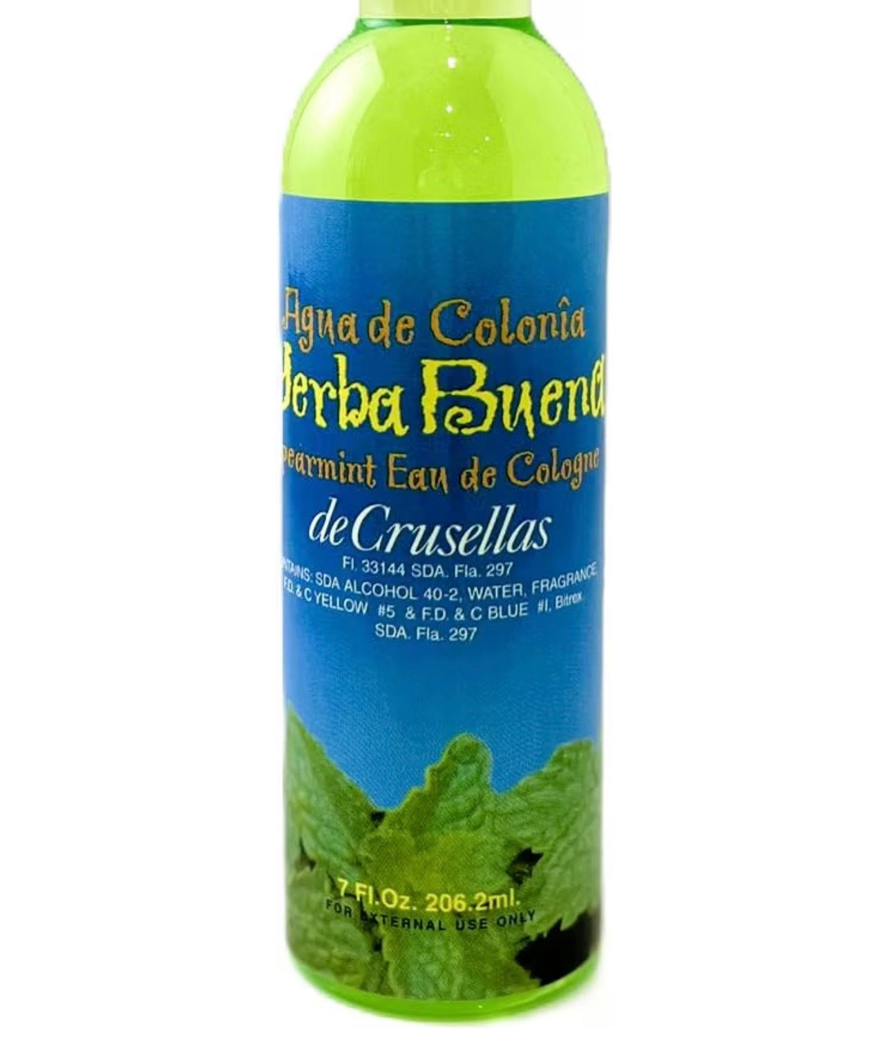 deCrusellas Spearmint (Hierbabuena) Cologne – 7 fl oz / 207 mL