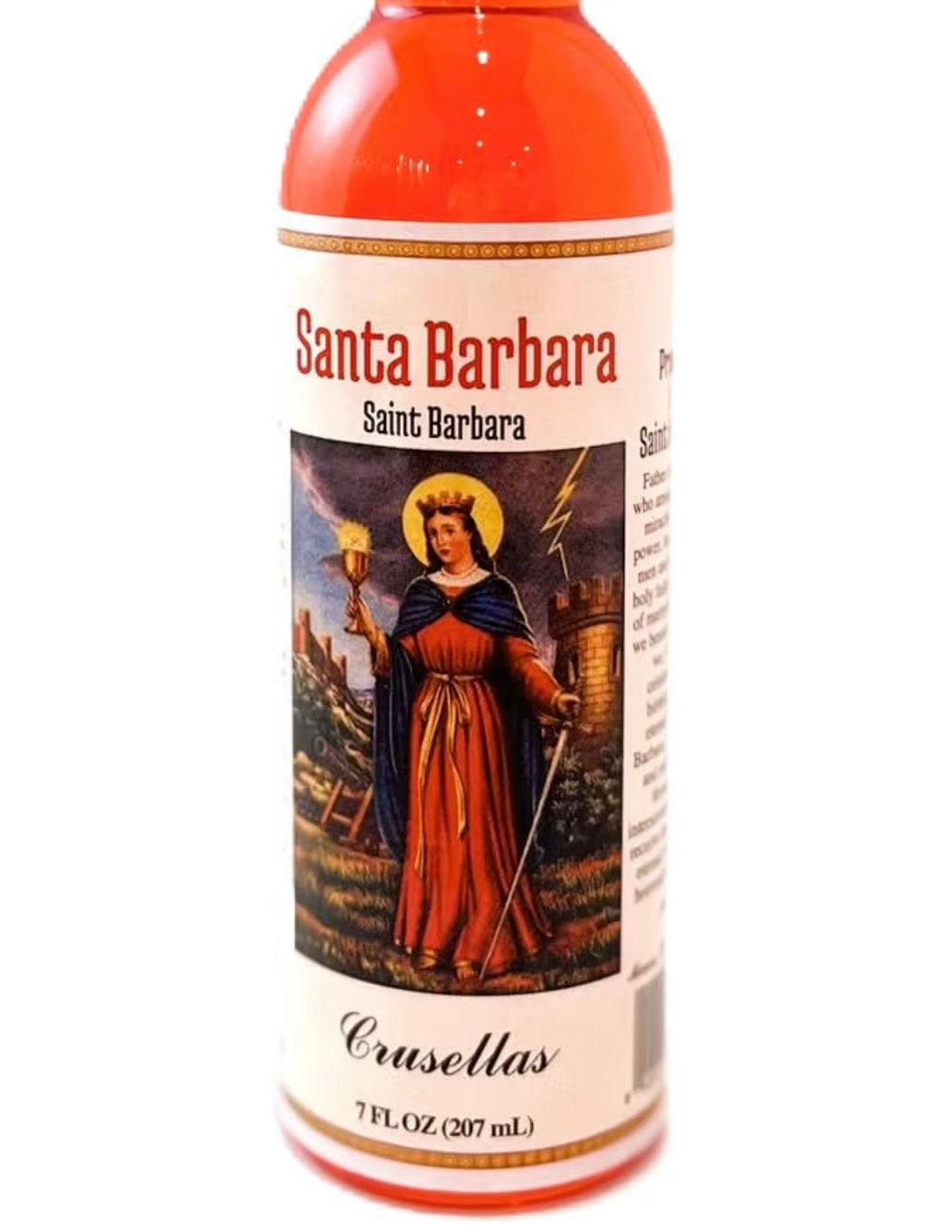 deCrusellas Saint Michael San Miguel Cologne bottle