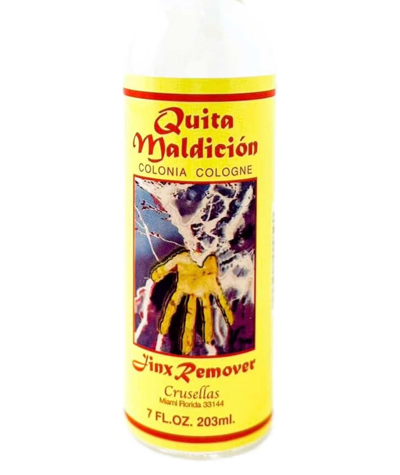 deCrusellas Quita Maldición (Jinx Remover) Cologne – 7 fl oz / 203 mL