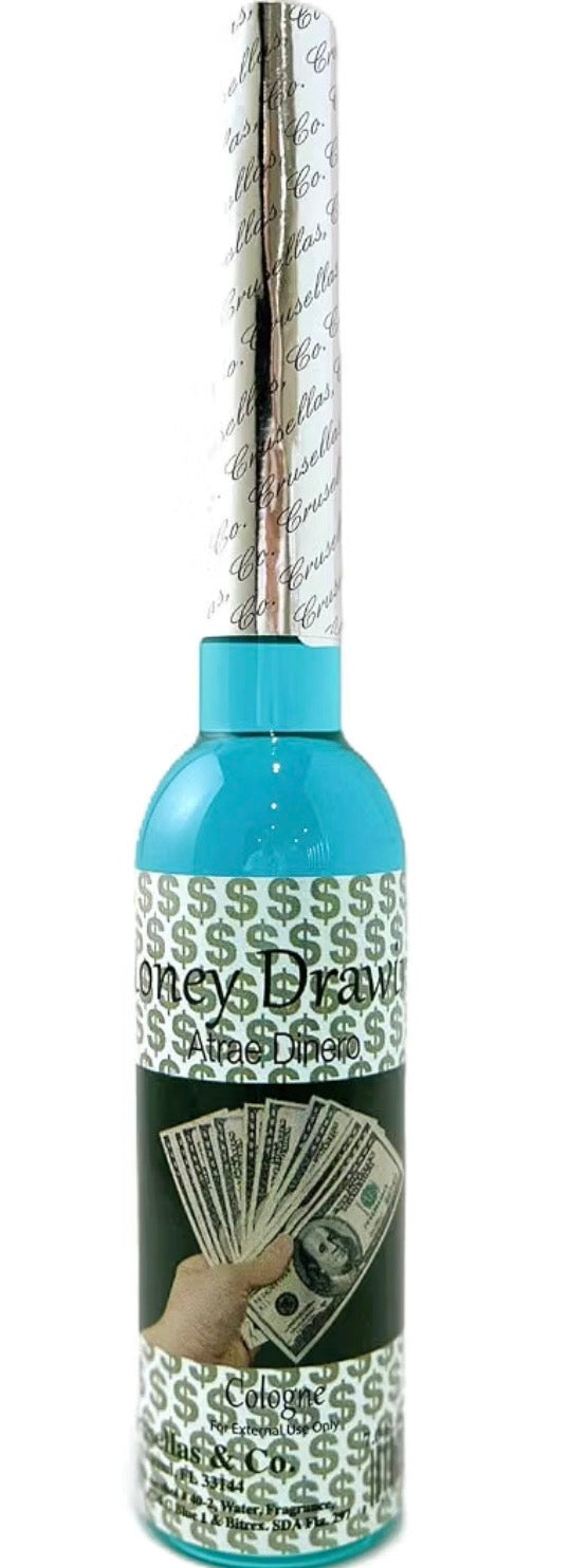 deCrusellas Money Drawing Atrae Dinero Cologne 7 fl oz bottle with sealed cap