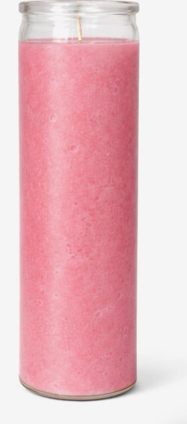Pink Plain 7-Day Ritual Candle